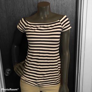 Motherhood Maternity off the shoulder tee